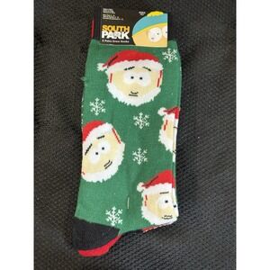 South Park Santa‎ Cartman 2 pack Crew Socks NEW /w Tags HYP 6-12